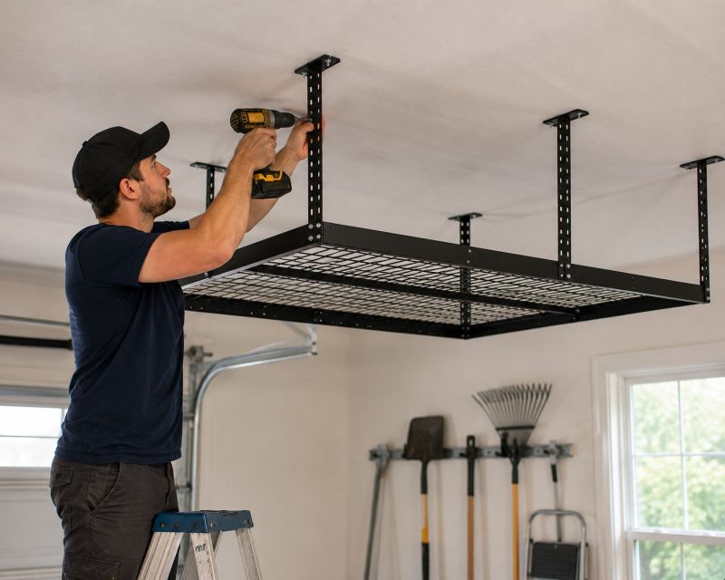 Garage Tool Rack Installation in Charlotte, NC