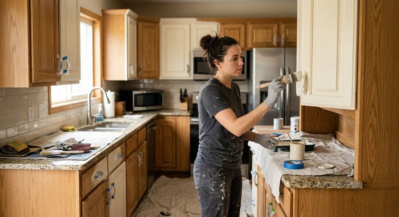 Oak Cabinet Remodeling in Dayton, OH