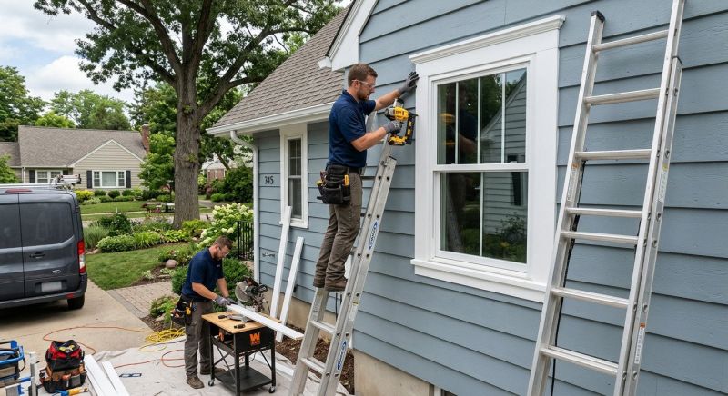 Aluminum Trim Installation in Olathe, KS