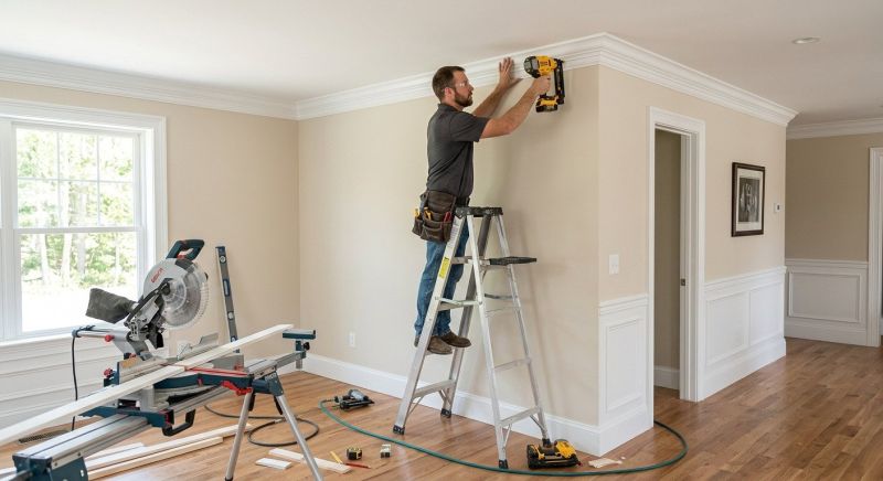 Crown Molding Renovation in Wilmington, NC