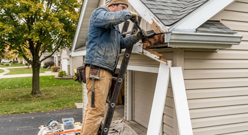 Garage Fascia Repair in Overland Park, KS