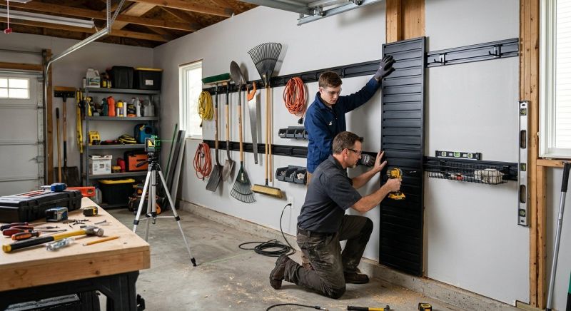 Garage Tool Rack Installation in Bethesda, MD