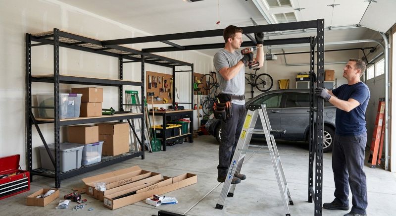 Garage Tool Rack Installation in Rockville, MD