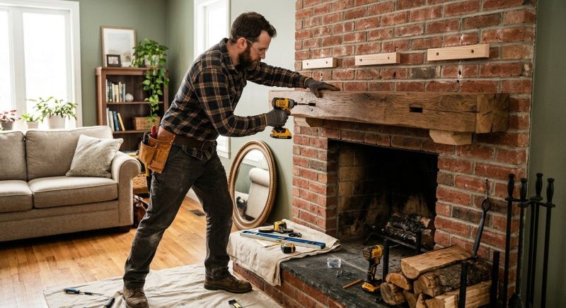 Mantel Mounting Service in Wilmington, NC
