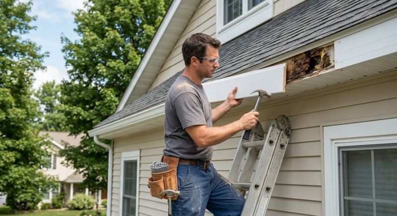 Metal Fascia Repair in Overland Park, KS