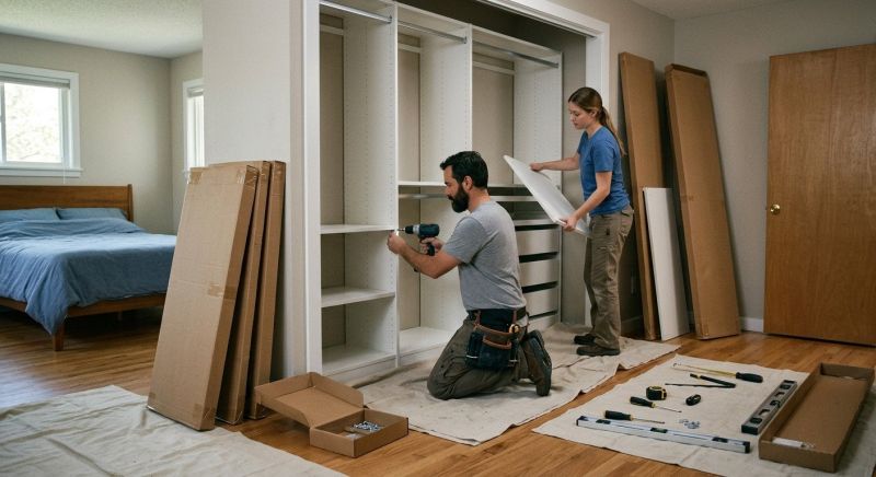 Mudroom Closet Installation in Charlotte, NC
