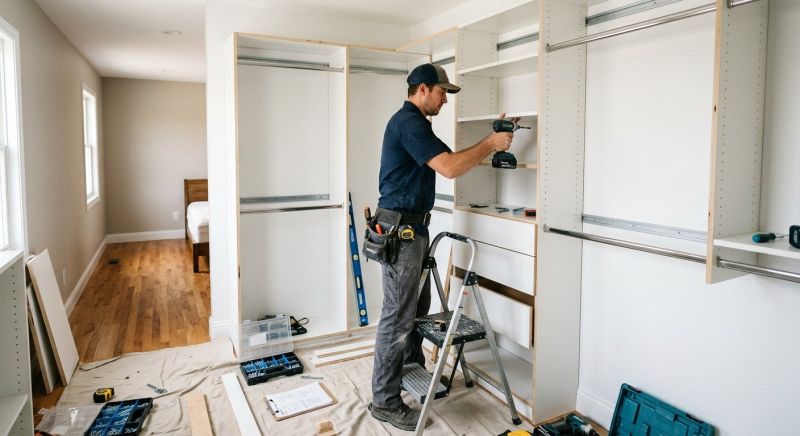 Mudroom Closet Installation in Raleigh, NC