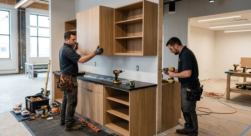 Pine Cabinets Installation in Dayton, OH