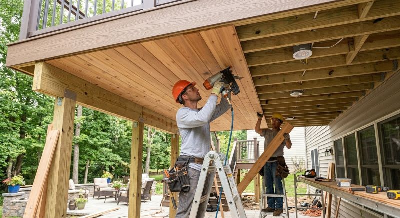 Porch Ceiling Replacement in Wilmington, NC