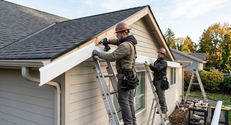 Roof Fascia Installation in Conroe, TX