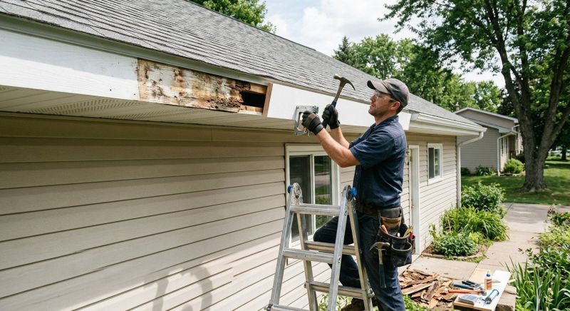 Rotted Fascia Repair in Kansas City, KS
