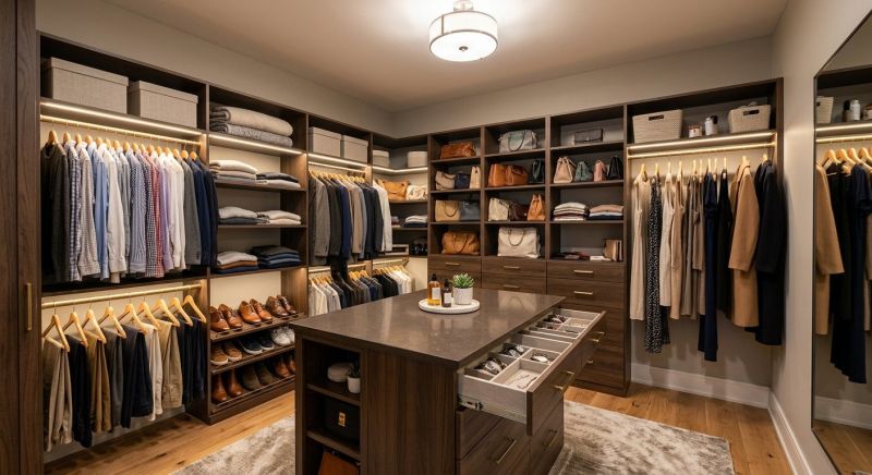 Walk In Closet Remodeling in Raleigh, NC