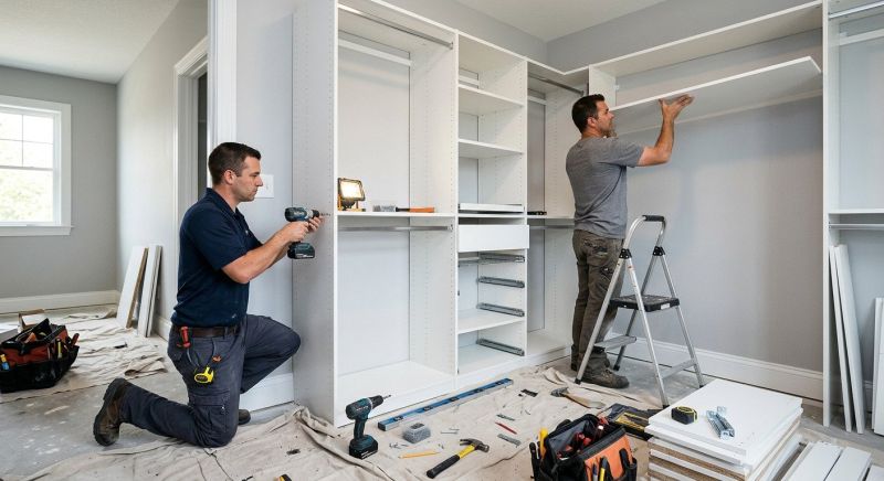 Walk In Closet Remodeling in Charlotte, NC