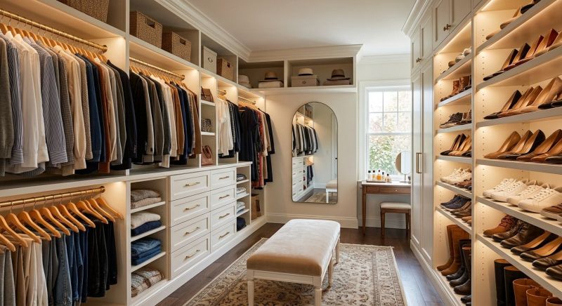Walk In Closet Remodeling in Charlotte, NC
